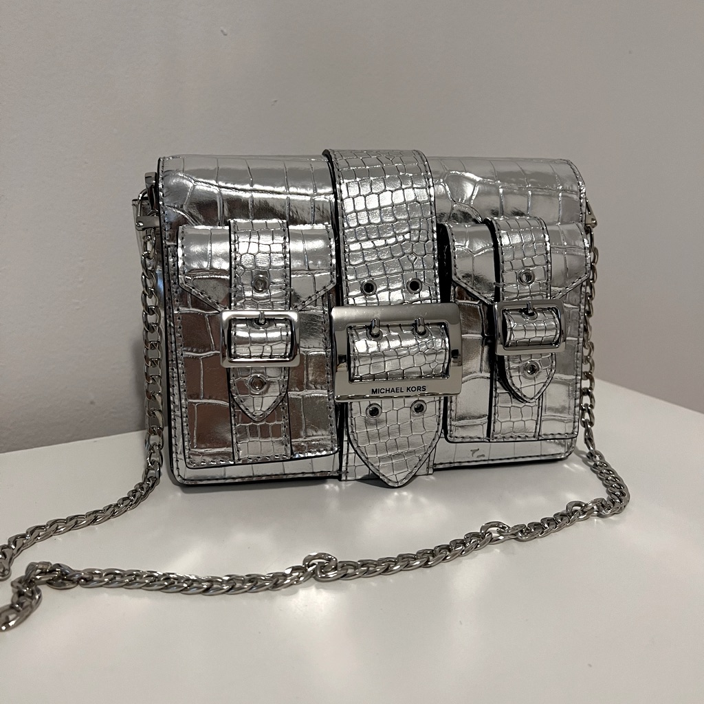 Michael Kors Metallic Python Purse